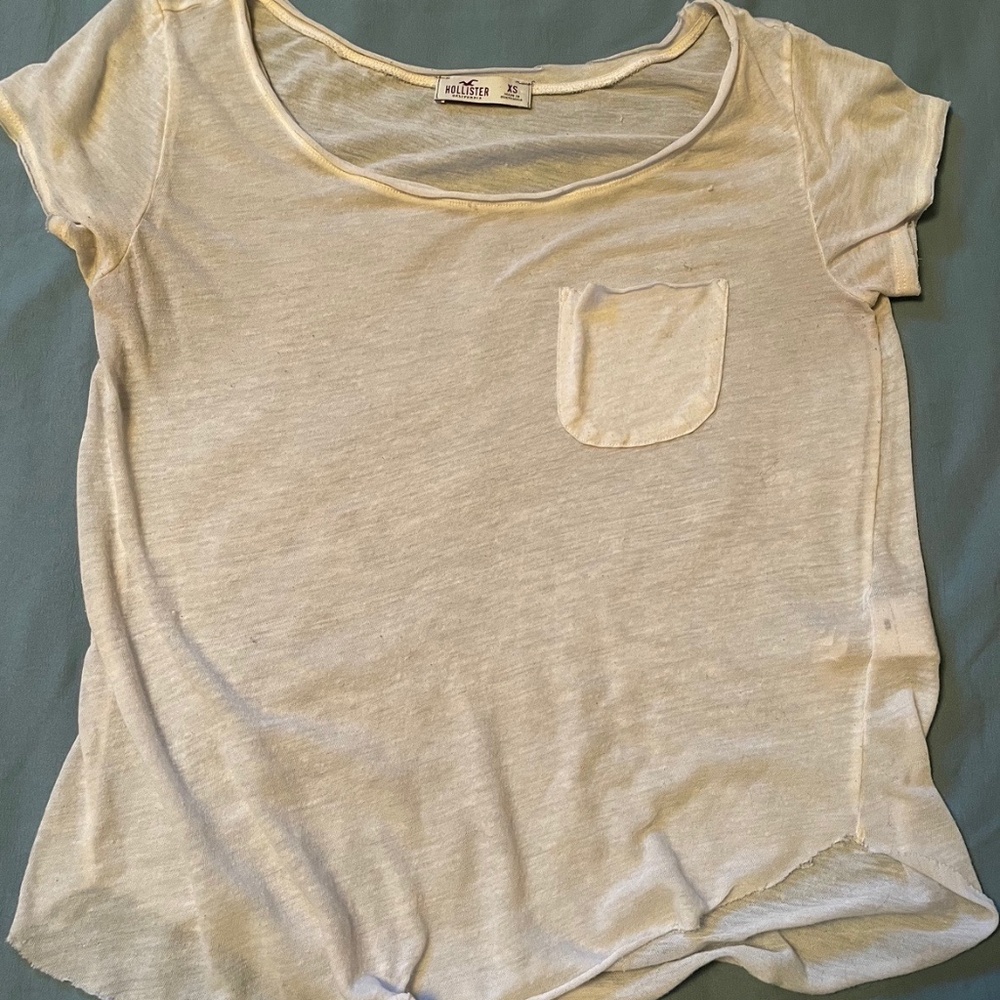 White Hollister TShirt XS